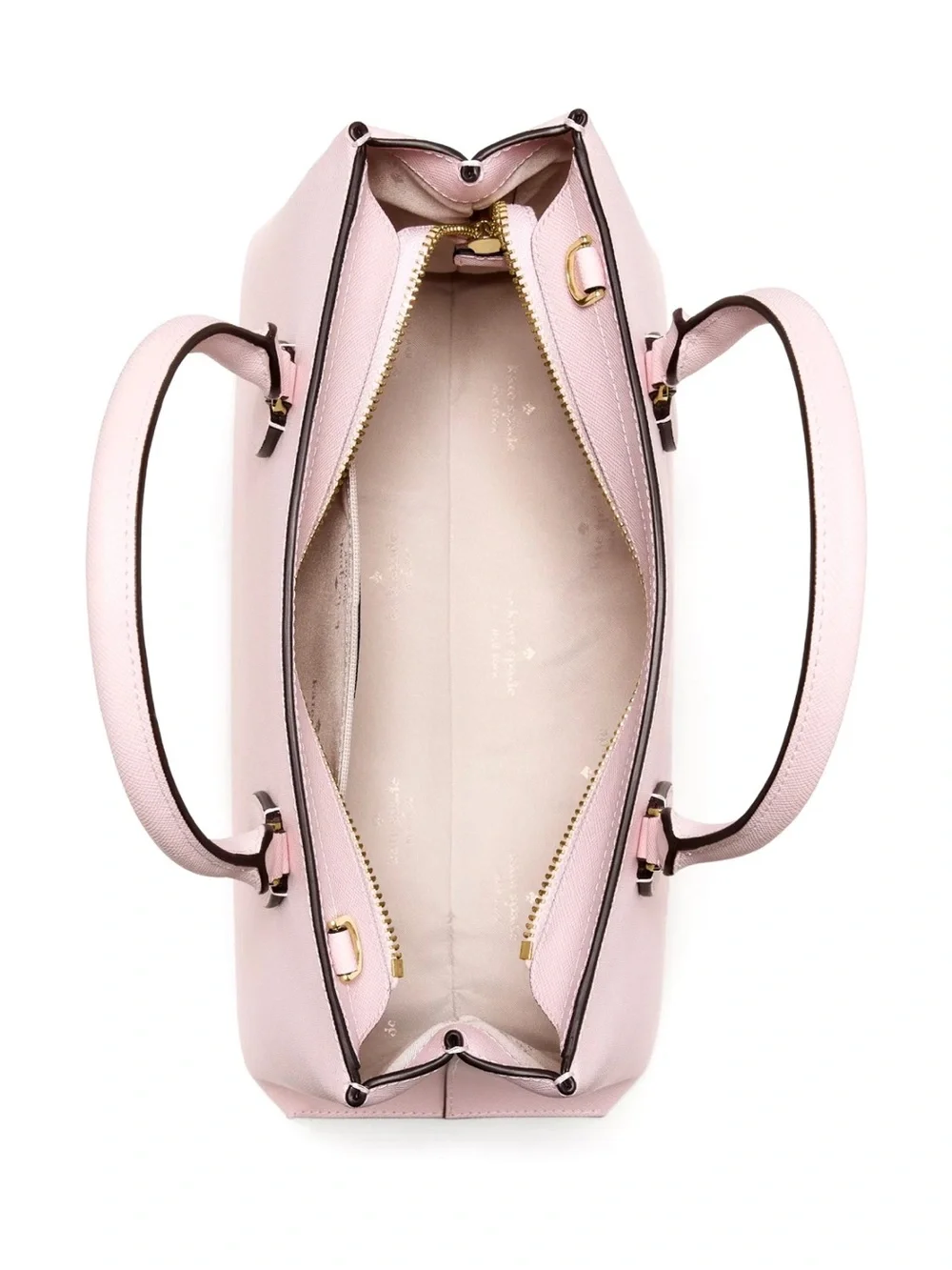 New Kate Spade Rae Medium Satchel Saffiano Shimmer Pink
